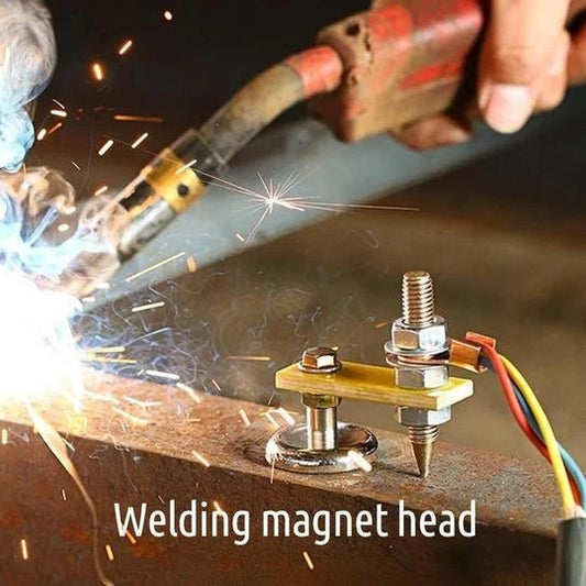Strong magnetic welding machine joint